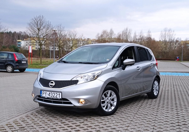 Nissan Note cena 29900 przebieg: 155000, rok produkcji 2014 z Poznań małe 67